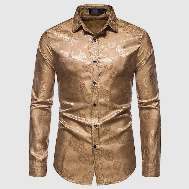 Szymon | Men’s Rose Long Sleeve Shirt