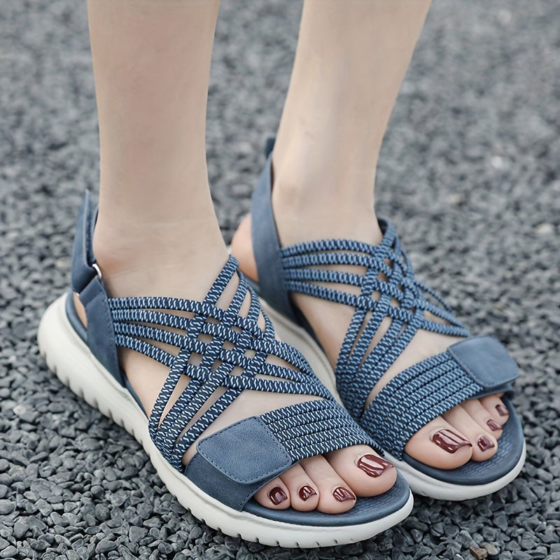 Carmen | Womenâs Flat Strappy Orthopedic Sandals