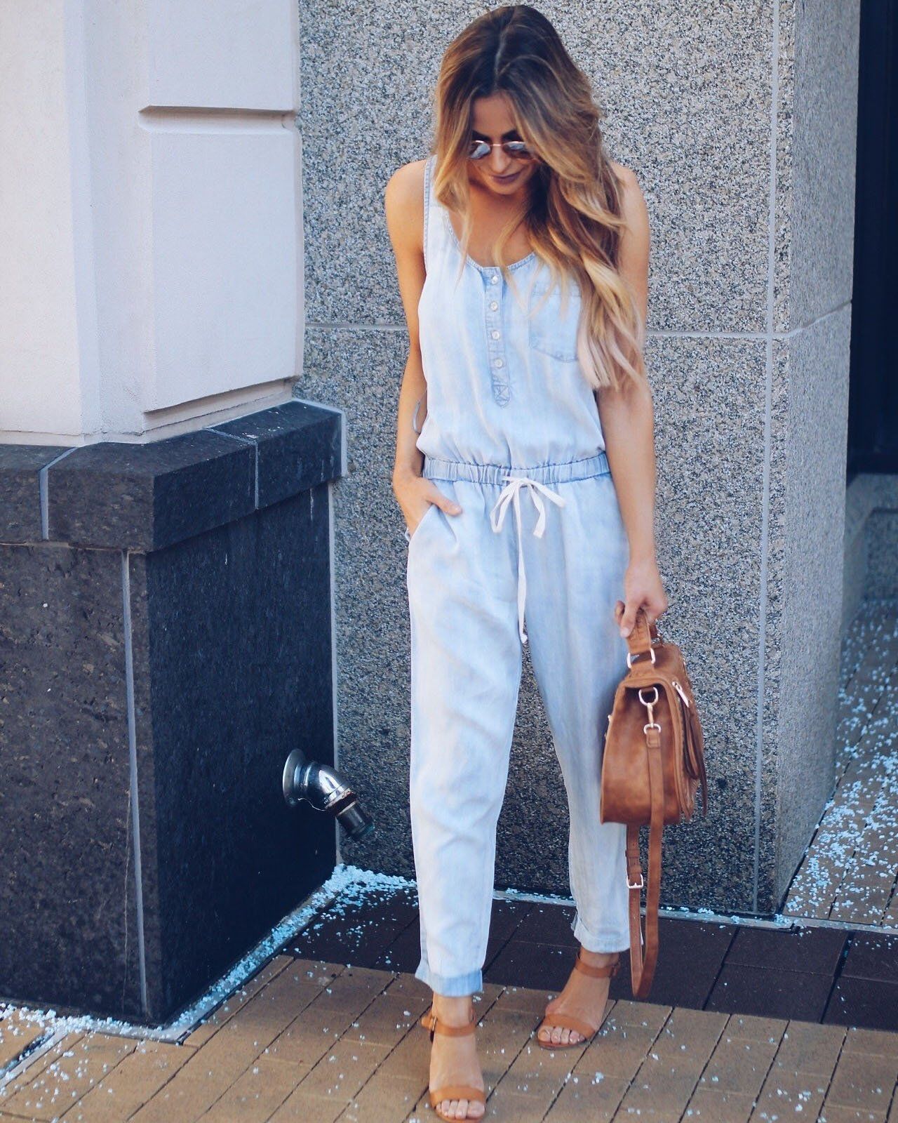 Sarah | Women’s Tencel Denim Jumpsuit