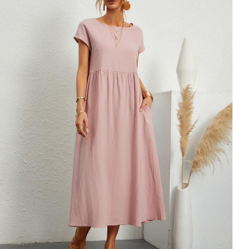 Esmeralda | Women’s Short Sleeve Midi Dress