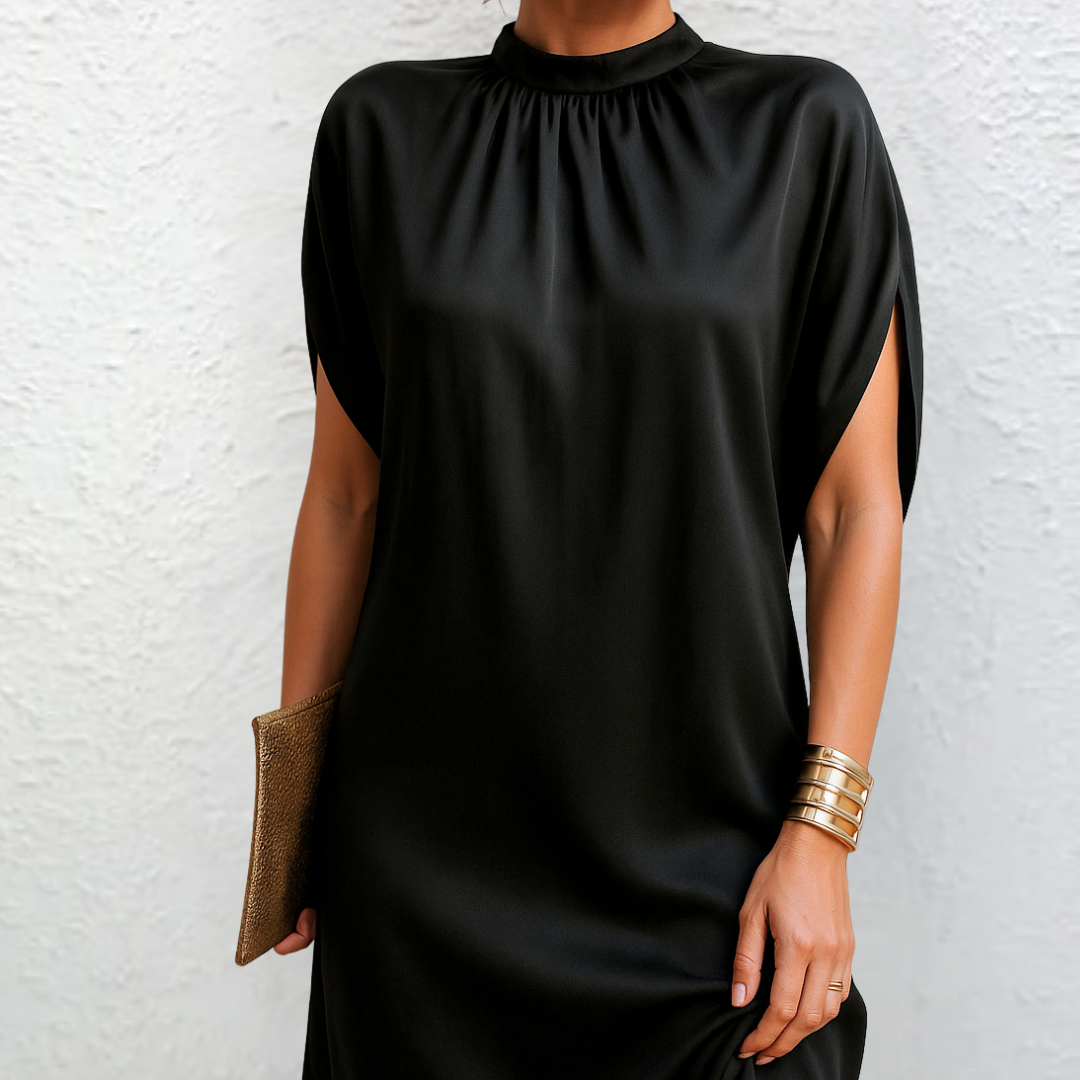 Rose | Womenâs High Neck Mini Dress