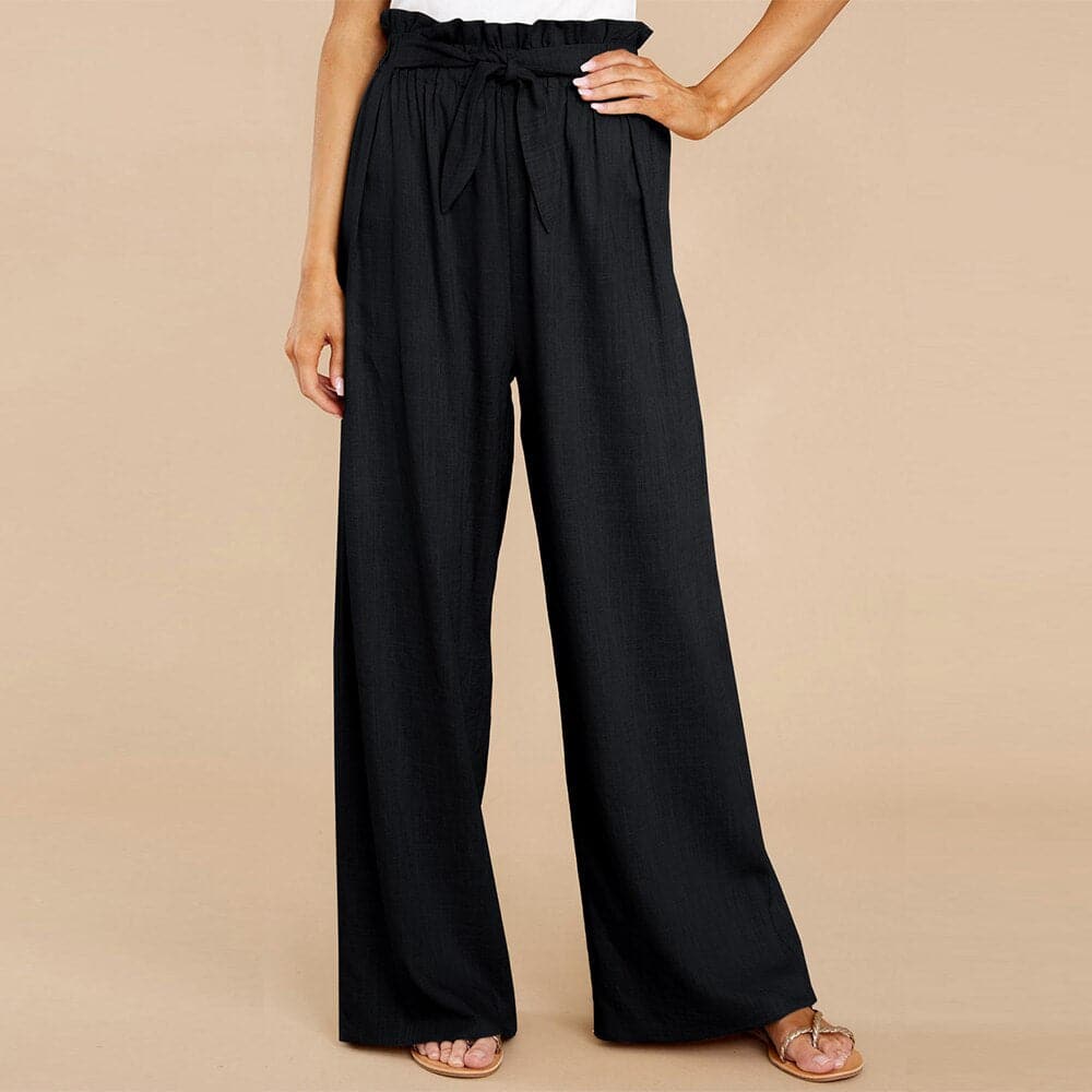 Fleur | Women’s Smocked Waist Palazzo Pants