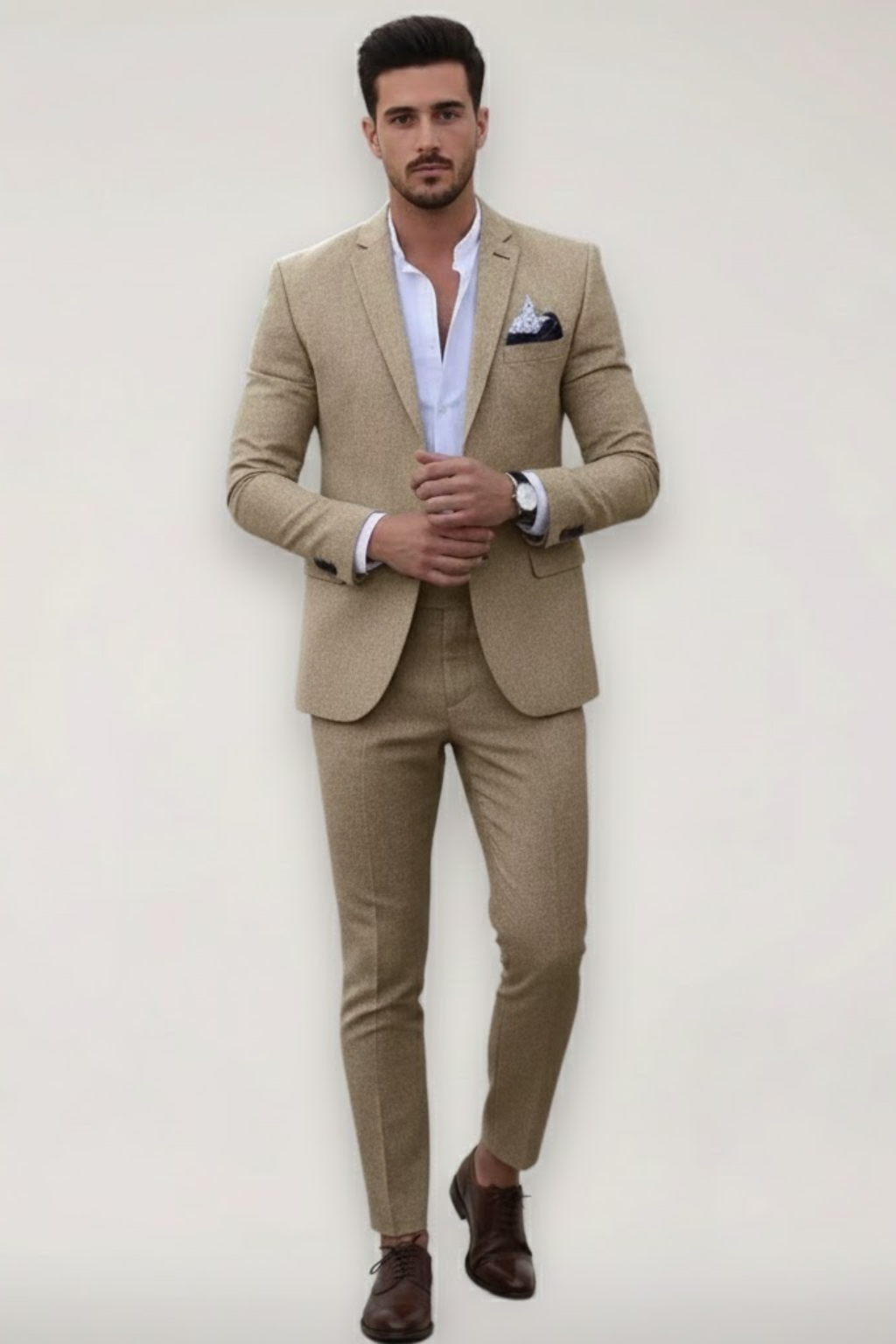 Raniel | Men’s Birdseye Weave Two-Piece Suit