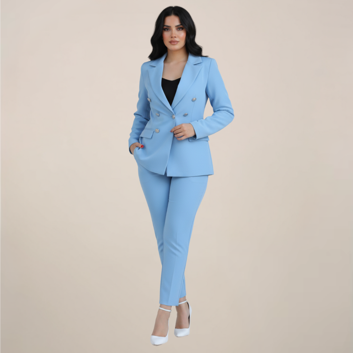 Nova | Women's High-Density Crepe Two-Piece Suit