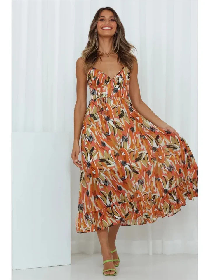 Ingrid | Women’s Flowy Summer Midi Dress