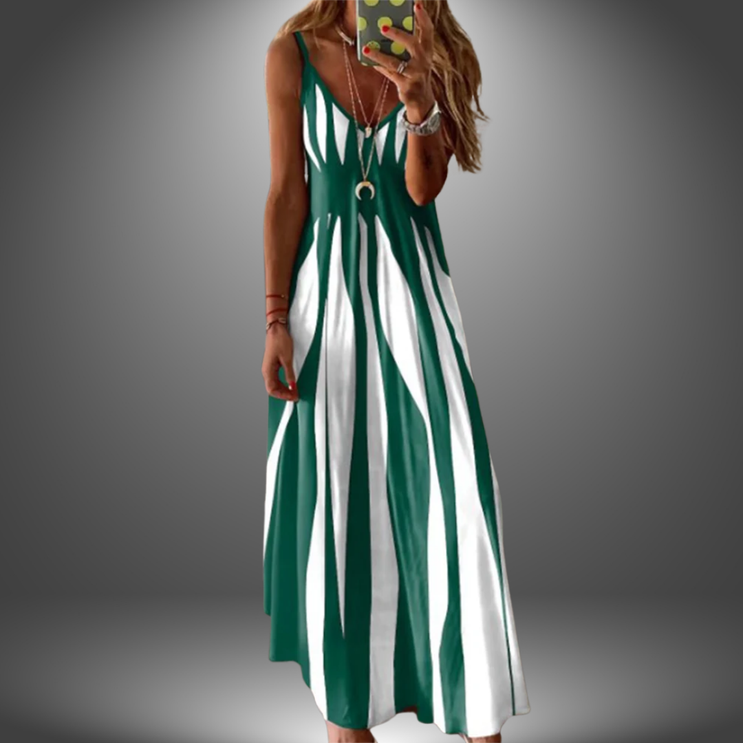 Fritzi | Women’s Sleeveless V-Neck Maxi Dress