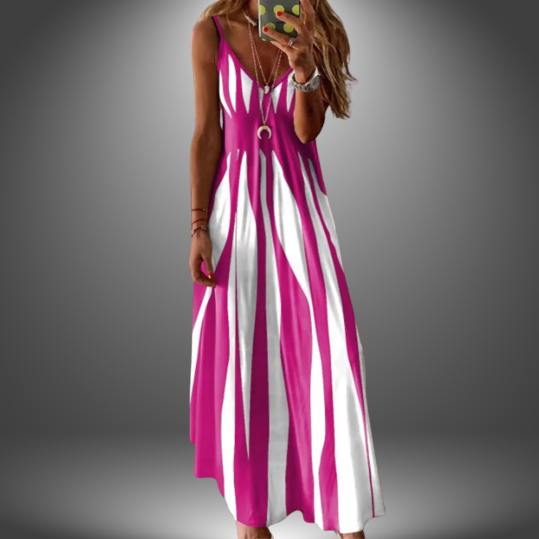 Fritzi | Women’s Sleeveless V-Neck Maxi Dress