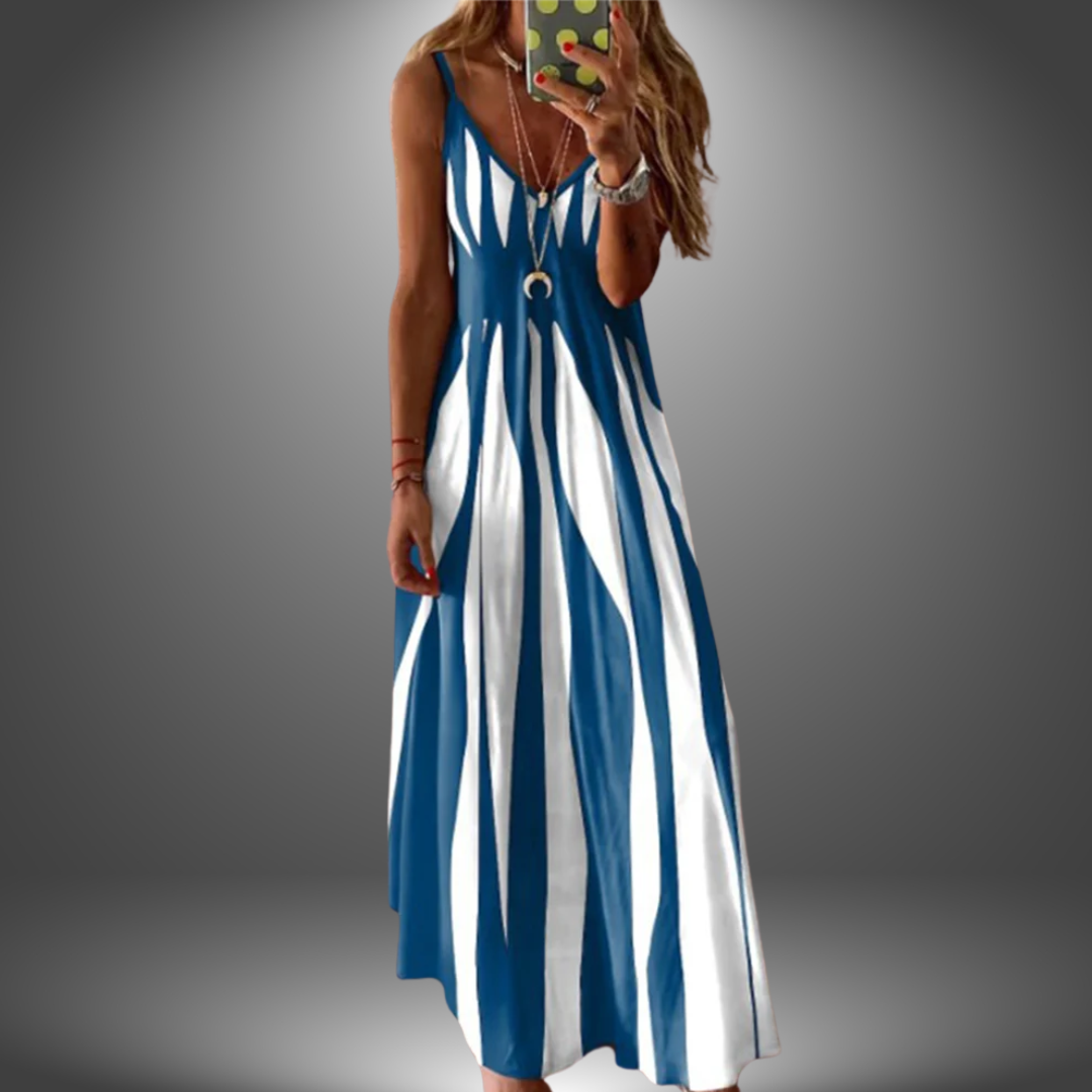 Fritzi | Womenâs Sleeveless V-Neck Maxi Dress