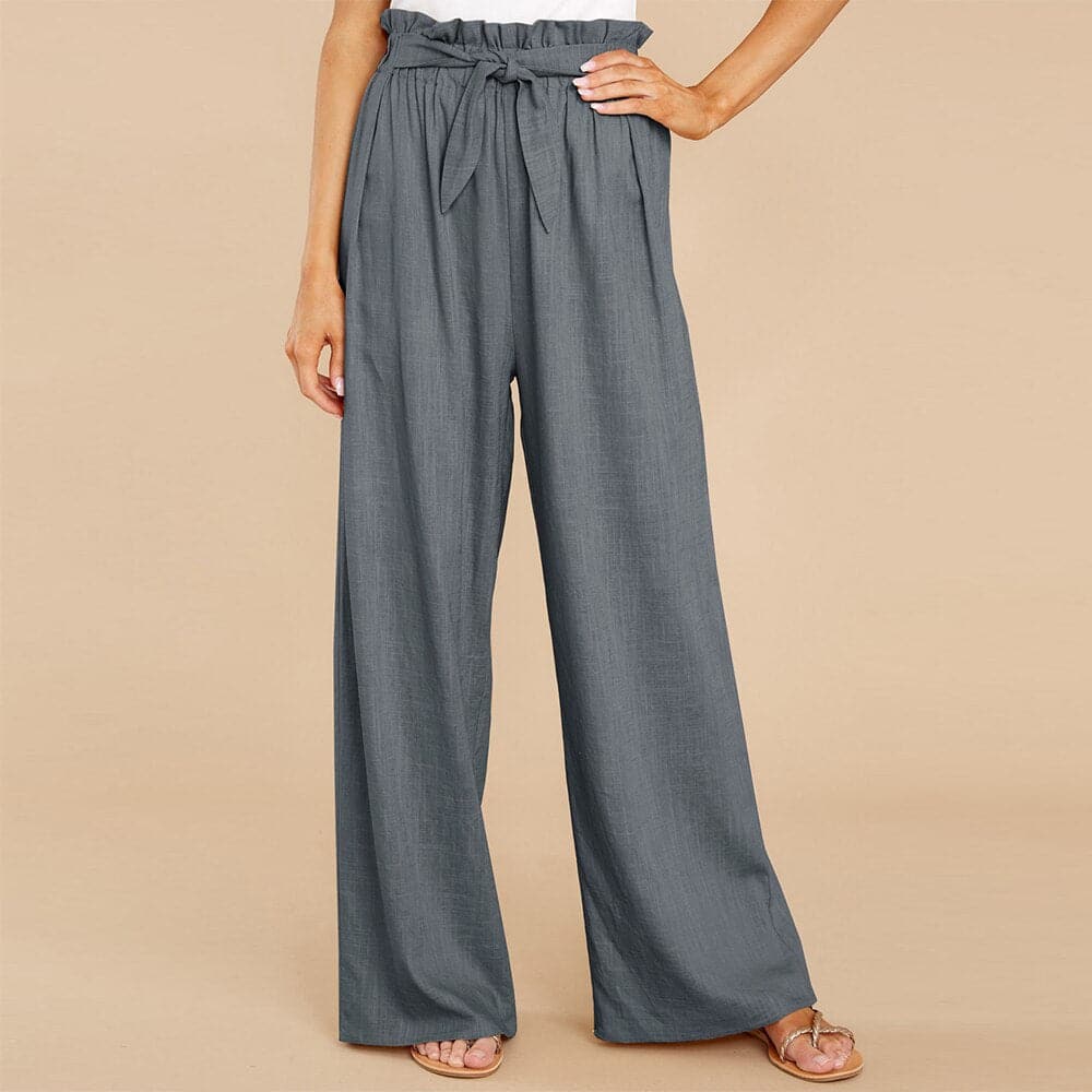 Fleur | Women’s Smocked Waist Palazzo Pants