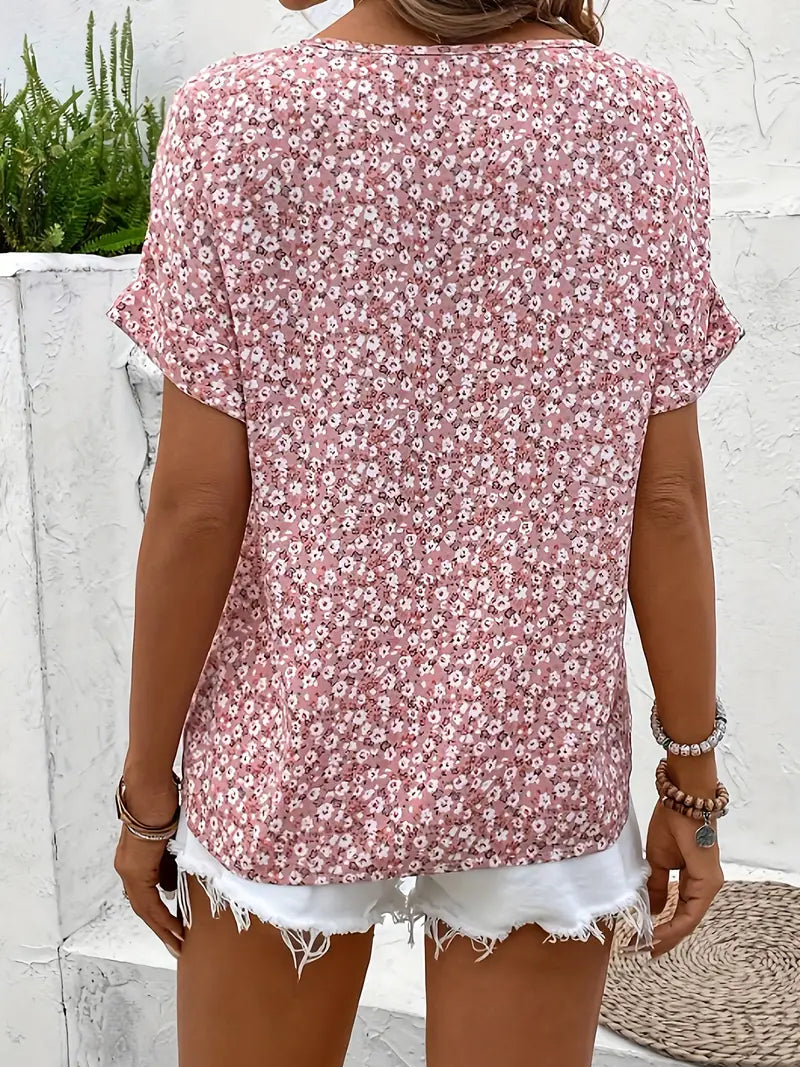 Cosima | Womenâs Floral Button Front Blouse