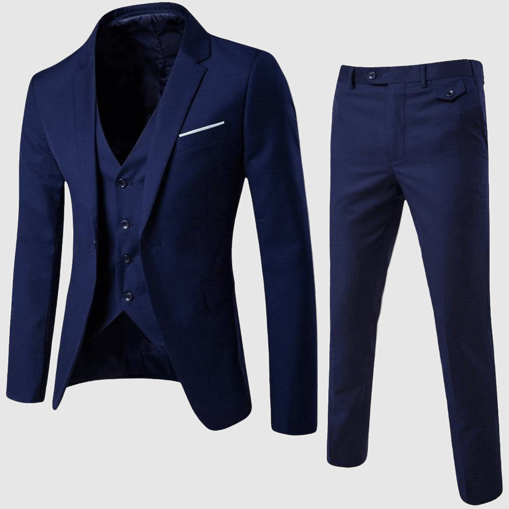 Benjamin | Men’s Waistcoat Formal Three-Piece Suit