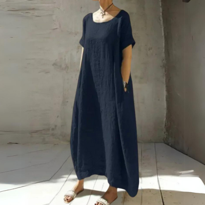 Gilda | Women’s Short Sleeve Caftan Maxi Dress