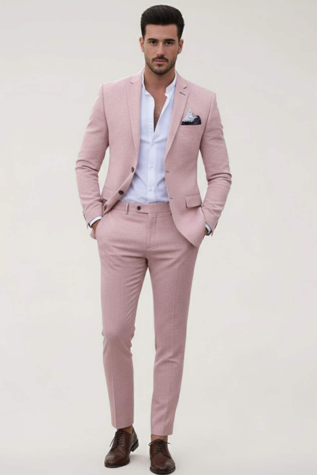 Raniel | Men’s Birdseye Weave Two-Piece Suit