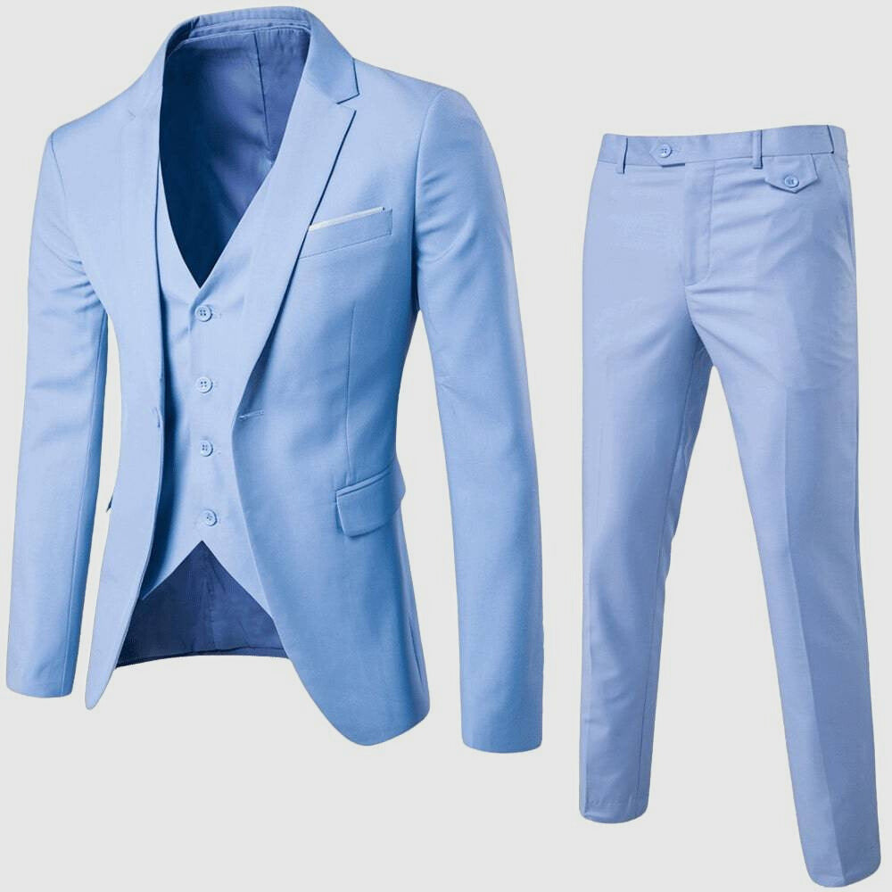 Benjamin | Men’s Waistcoat Formal Three-Piece Suit