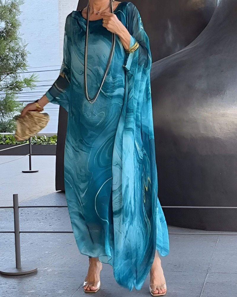 Josette | Womenâs Sheer Caftan Maxi Dress