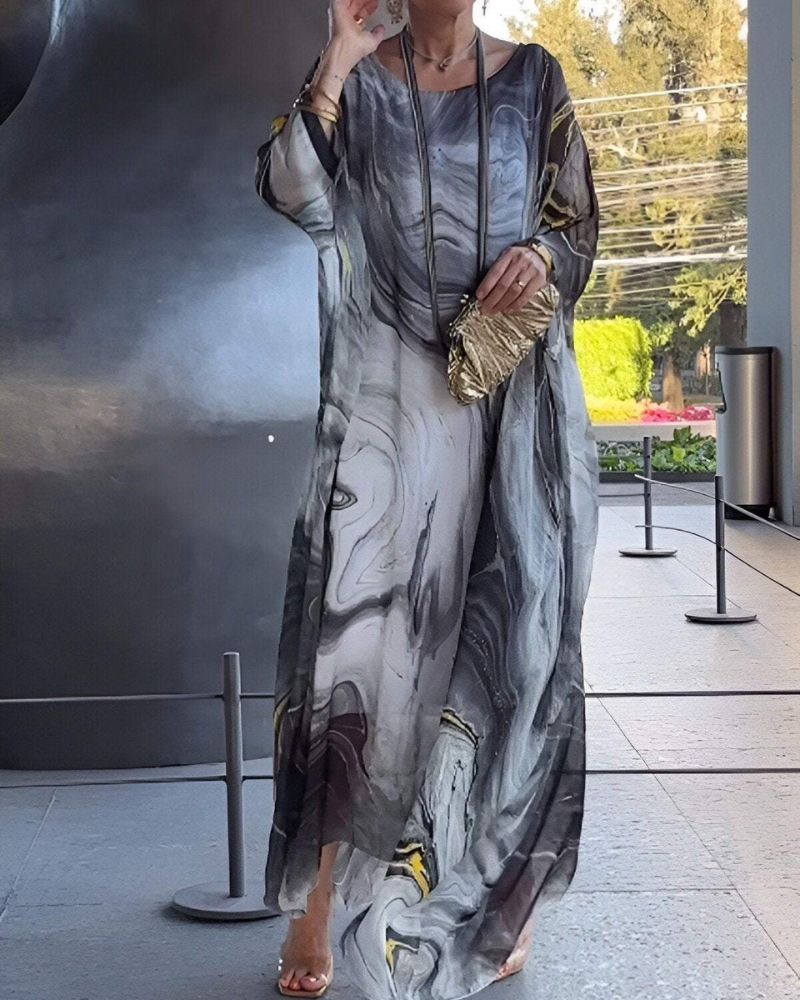 Josette | Womenâs Sheer Caftan Maxi Dress