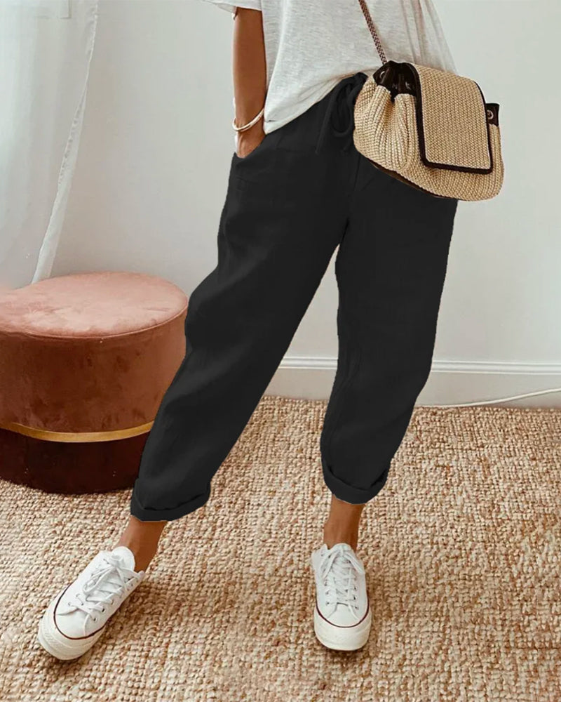 Irina | Womenâs Coastal Tapered Lounge Pants