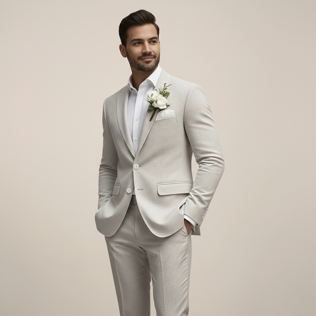 Sergio | Men’s Italian-Cut Linen Two-Piece Suit