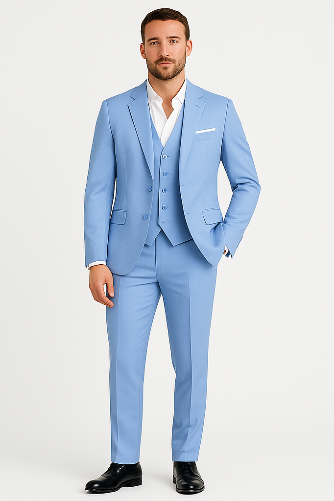 Benjamin | Men’s Waistcoat Formal Three-Piece Suit