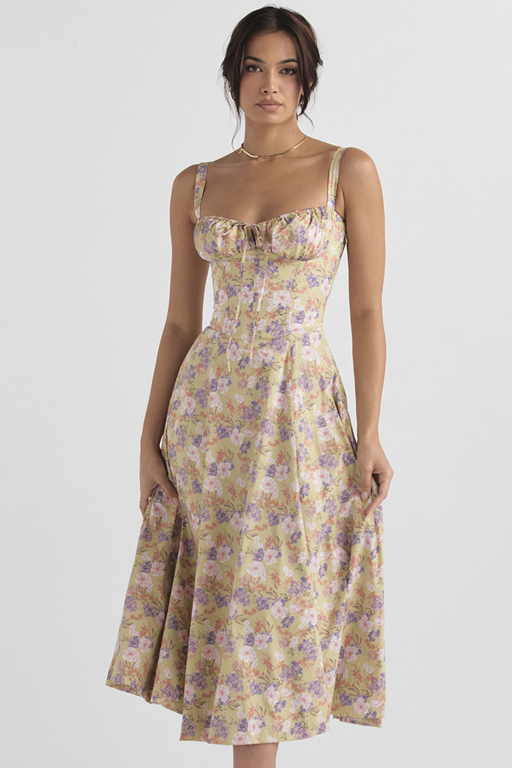 Ebba | Women’s Sleeveless Summer Midi Dress