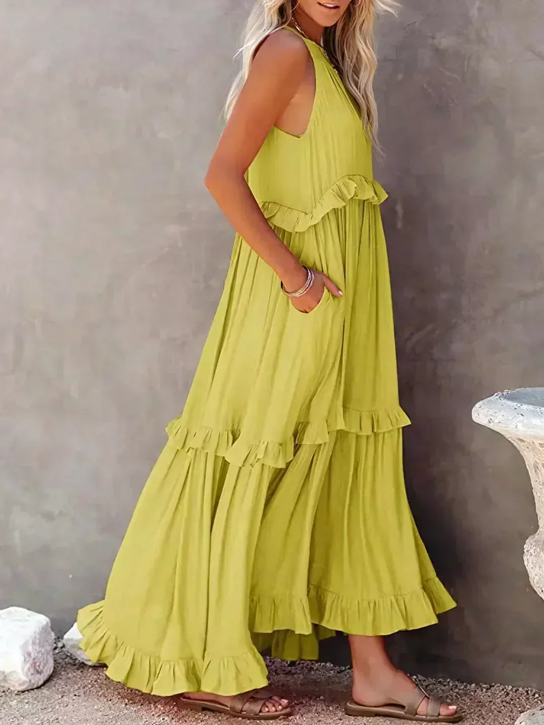 Kiersten | Women’s Sleeveless Maxi Dress