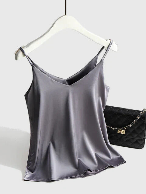 Sable | Women’s V Neck Spaghetti Strap Top