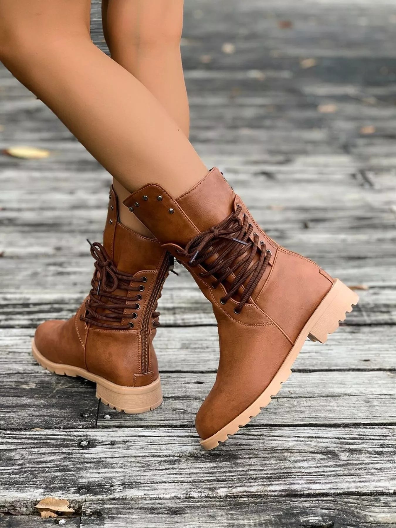 Sara | Womenâs Lace Up Ankle Boots