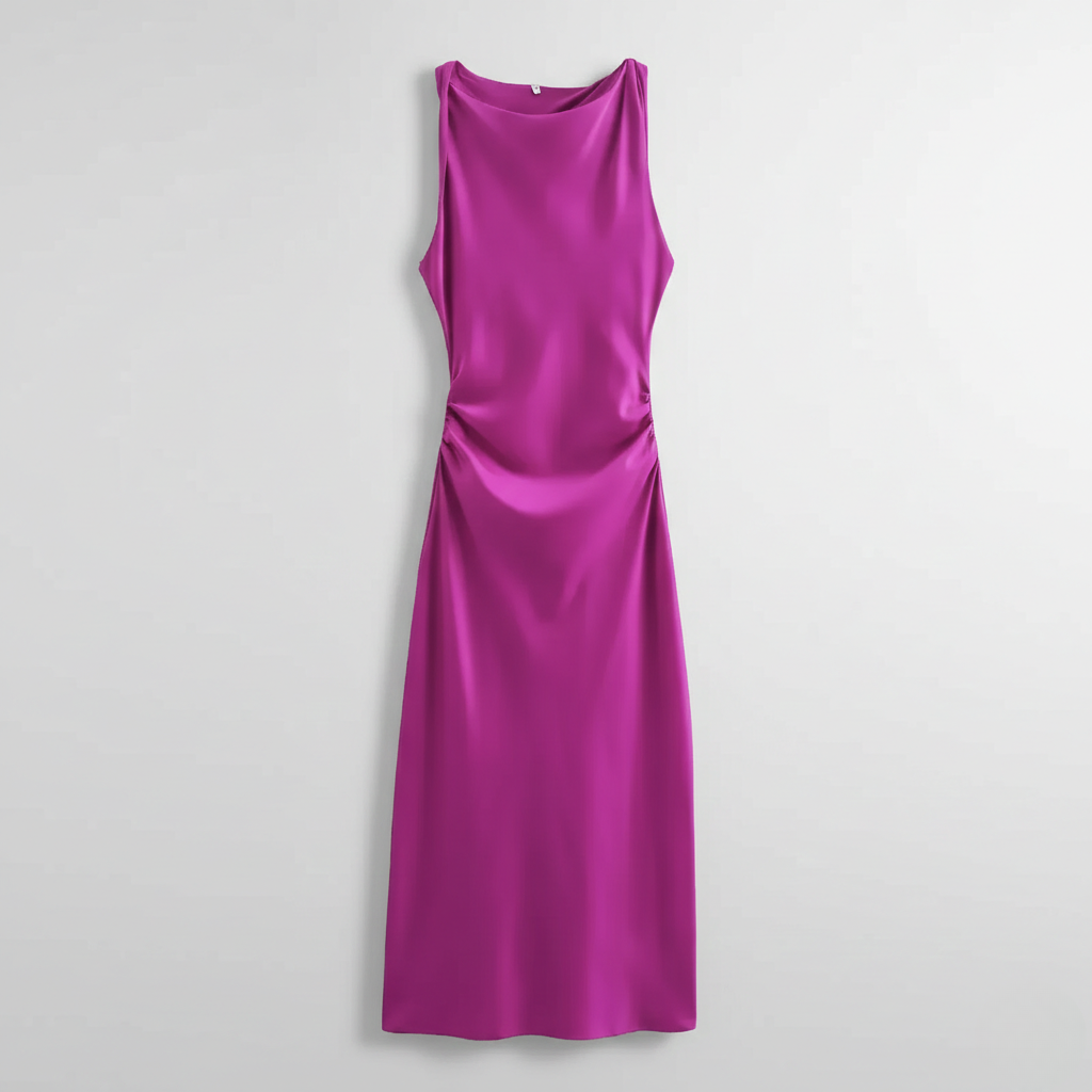Karrie | Women’s Sleeveless Cocktail Midi Dress