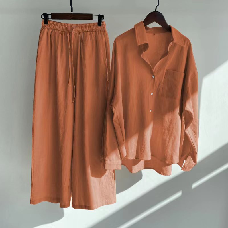 Floriana | Women’s Linen Wide Leg Outfit Set