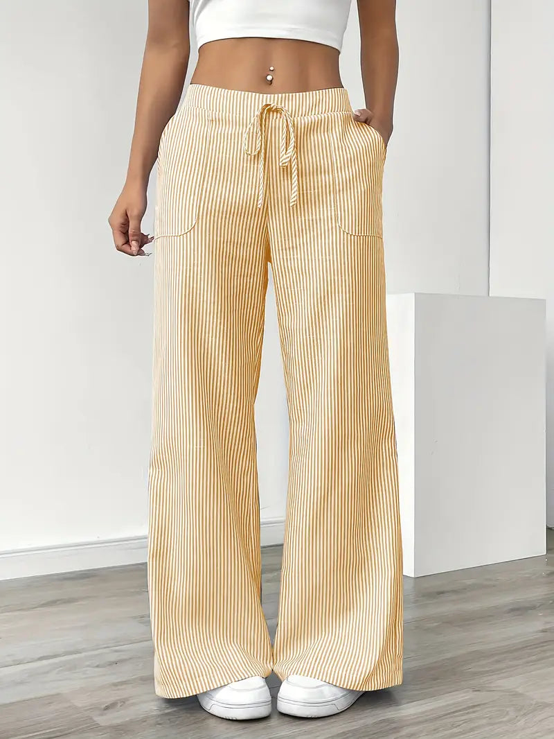 Bernice | Womenâs Boho Beach Flare Trousers