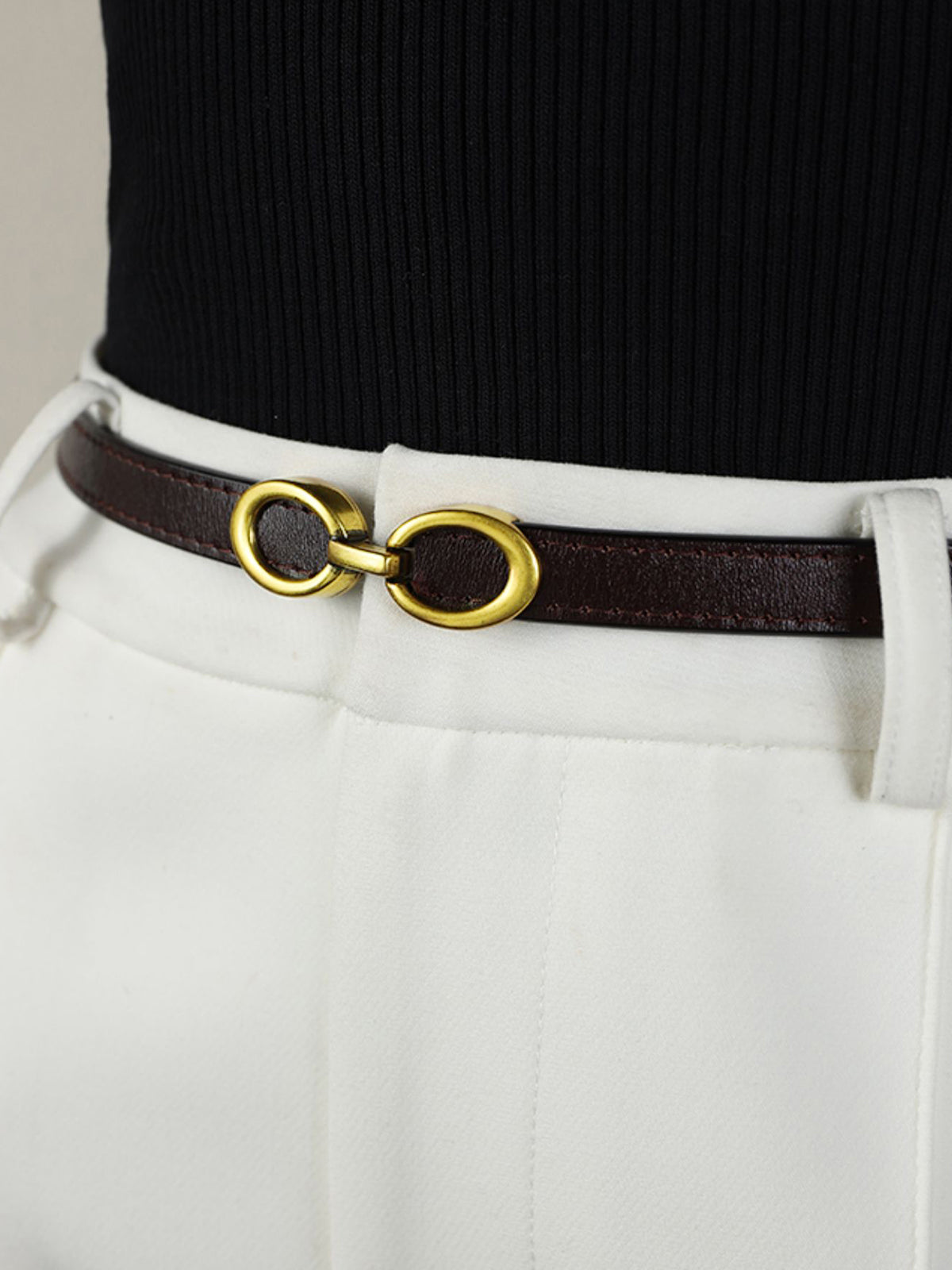 Jovana | Womenâs Linked Buckle Belt