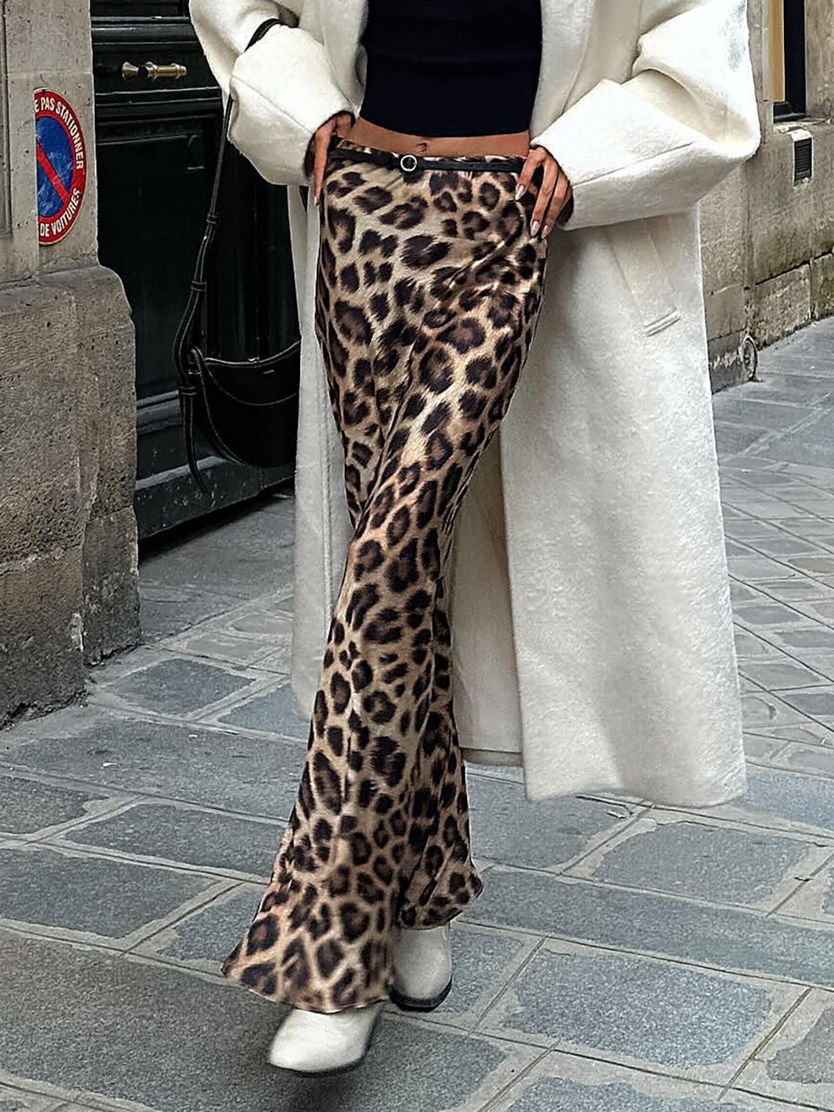 Damaris | Womenâs Leopard Print Maxi Skirt