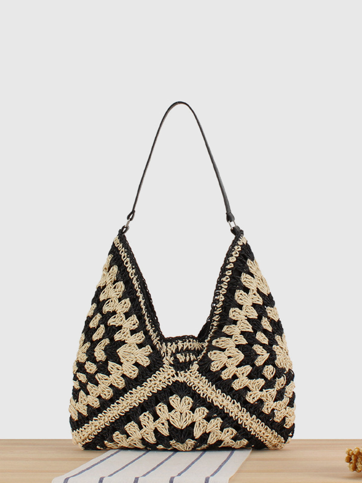 Valerija | Womenâs Crochet Shoulder Bag