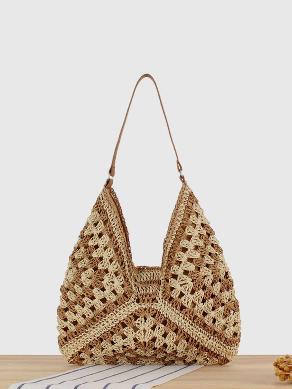 Valerija | Womenâs Crochet Shoulder Bag