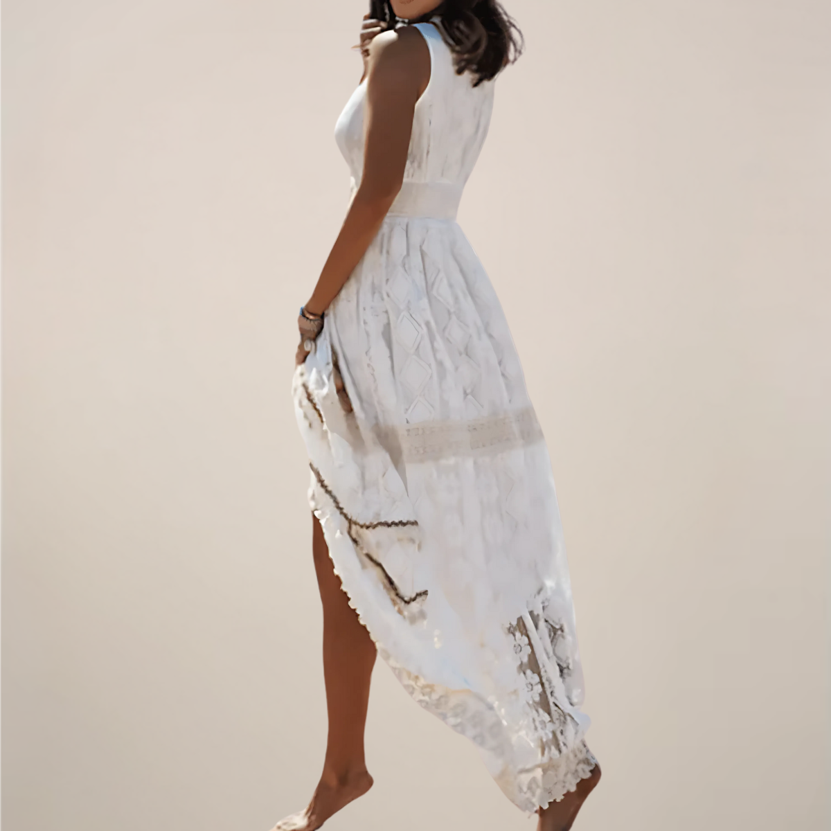 Clarimond | Women’s Sleeveless Boho Maxi Dress