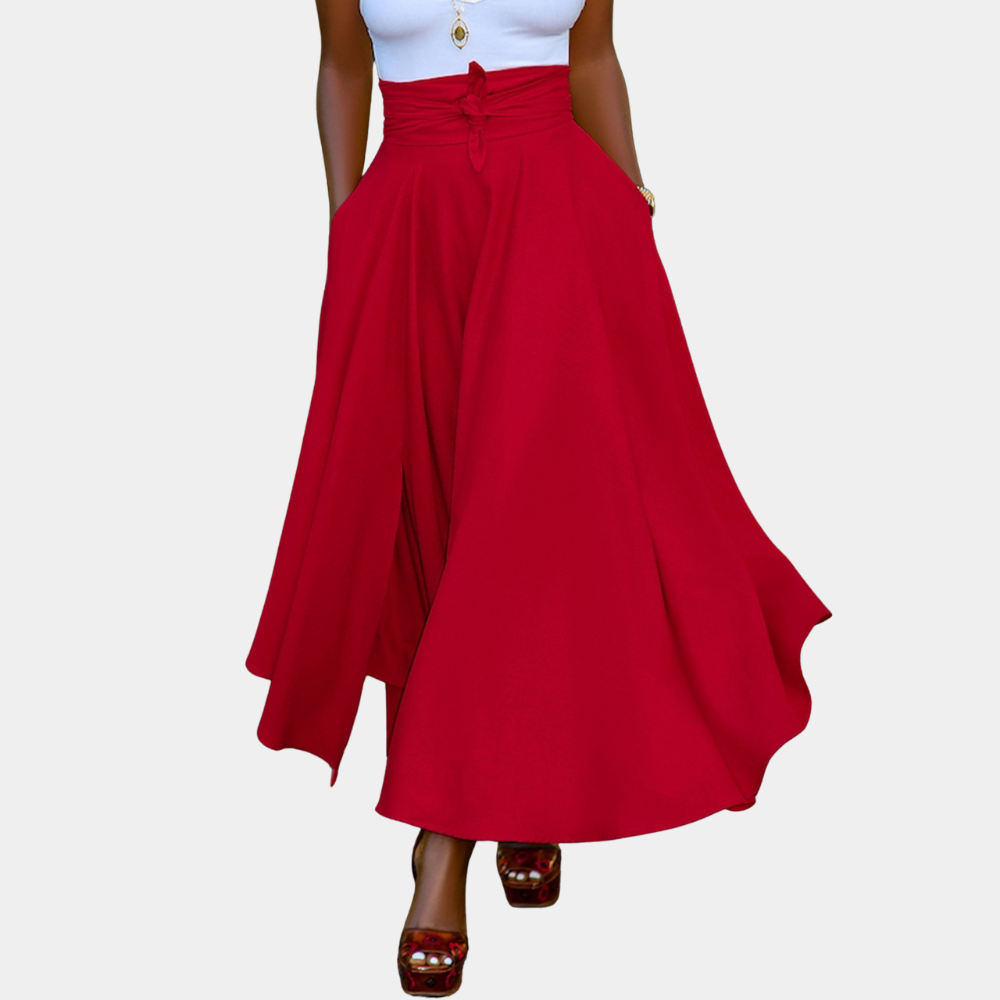 Issa | Women's Tie-Front Flare Lounge Pants