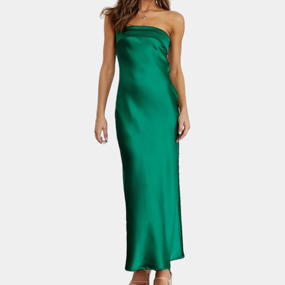 Jeline | Women’s Strapless Evening Maxi Dress