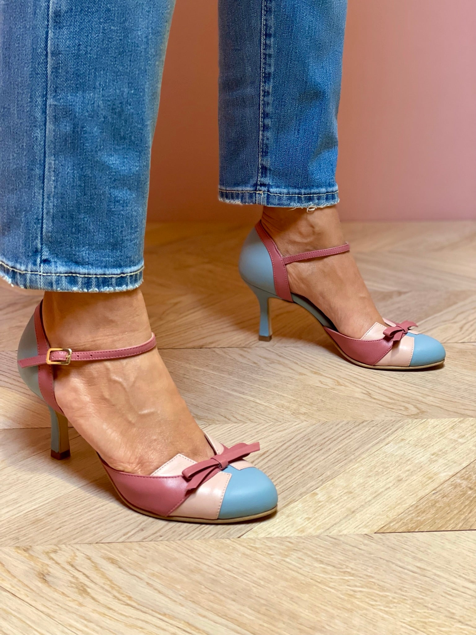 Aitana | Womenâs Ankle Strap Heels