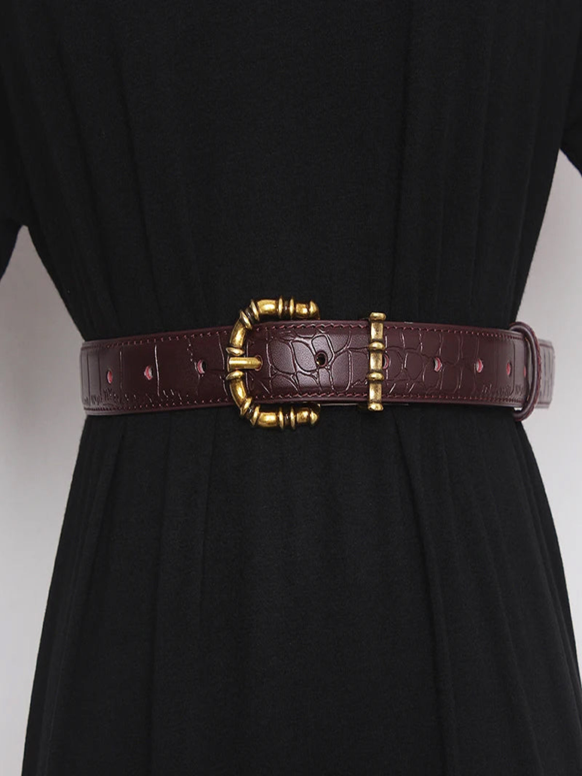 Briseis | Womenâs Mock-Croc Belt
