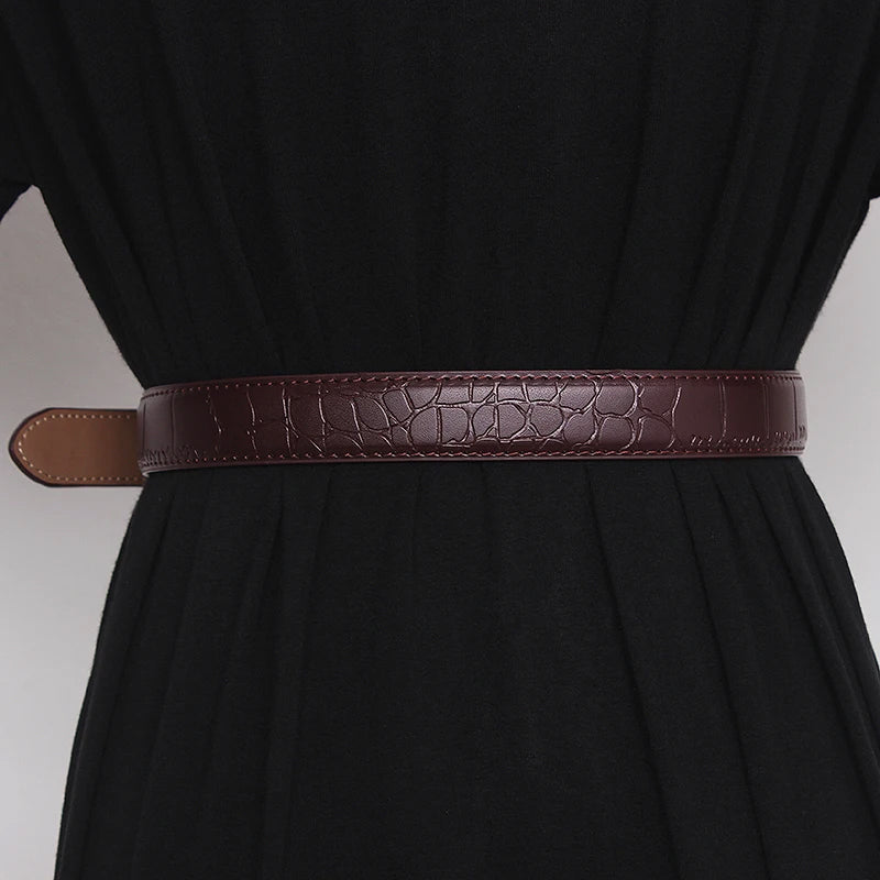 Briseis | Womenâs Mock-Croc Belt