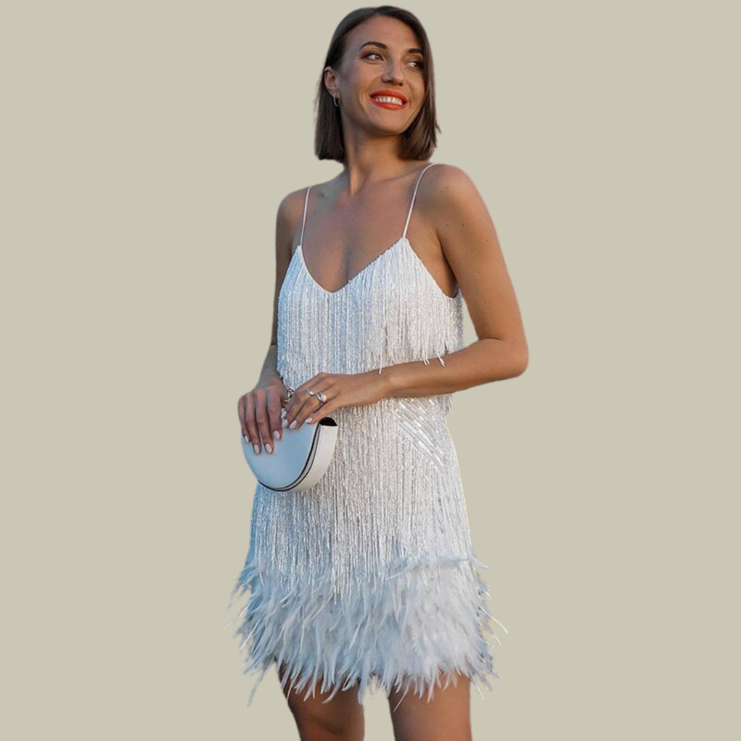Emma | Women's Fringe Hem Mini Dress