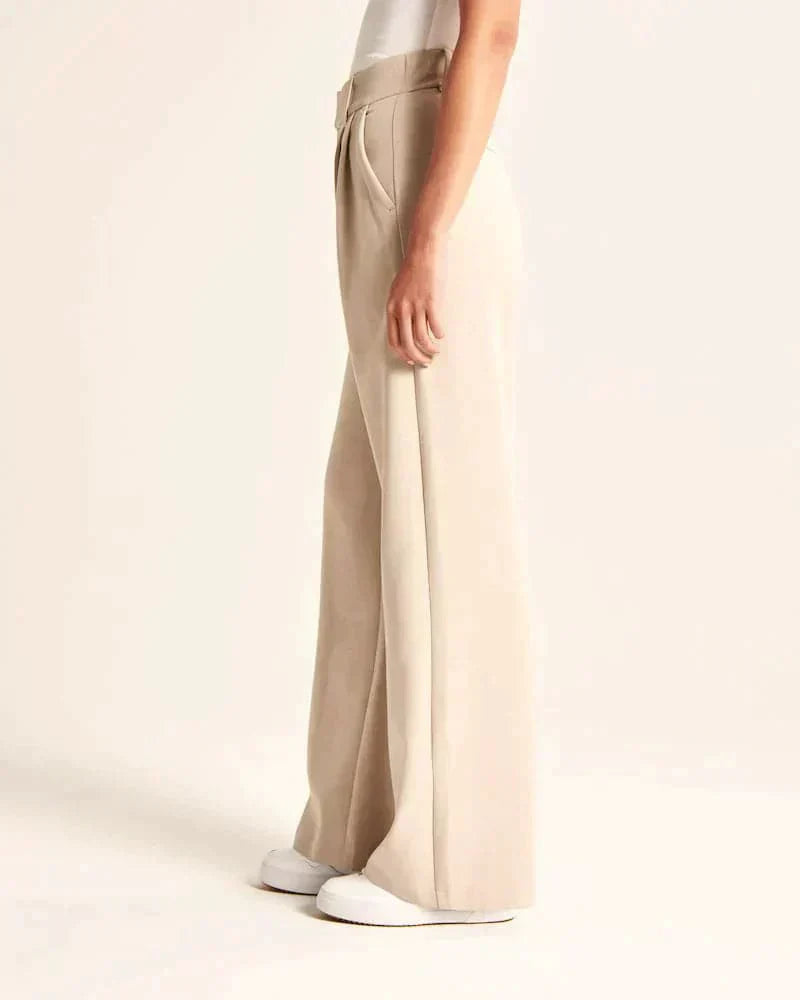Maelle| Women's High-Rise Wide Leg Casual Pants