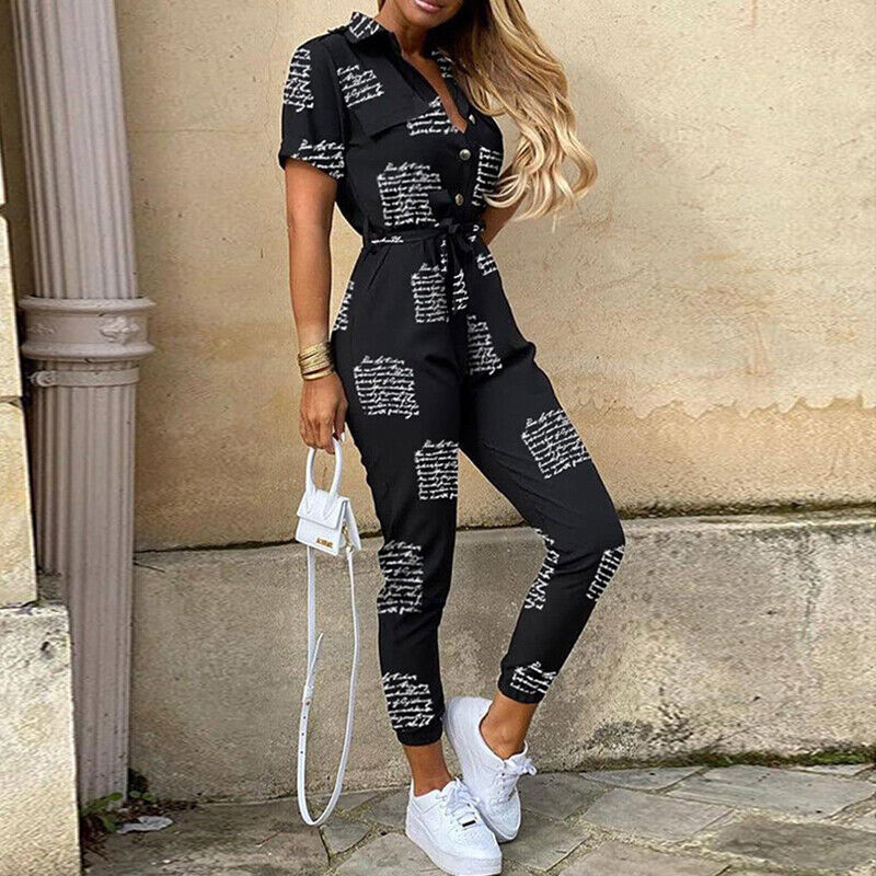 Shanaia | Women’s Tie-Waist Ankle-Length Jumpsuits