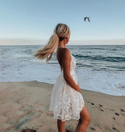 Elsie | Women’s Lace Mini Summer Dress