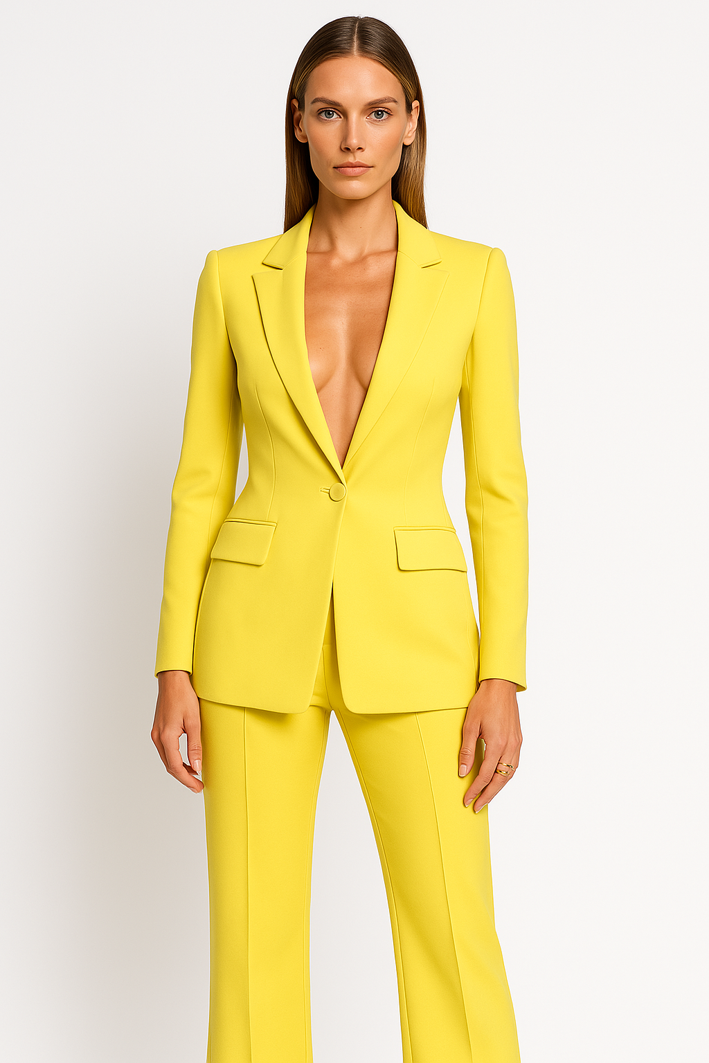 Celine | Womenâs Stretch Crepe Two Piece Suit
