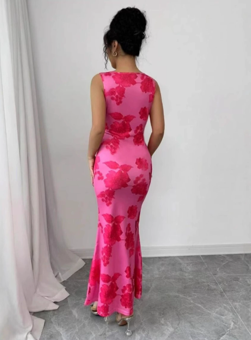 Kaja | Womenâs Floral Sleeveless Maxi Dress