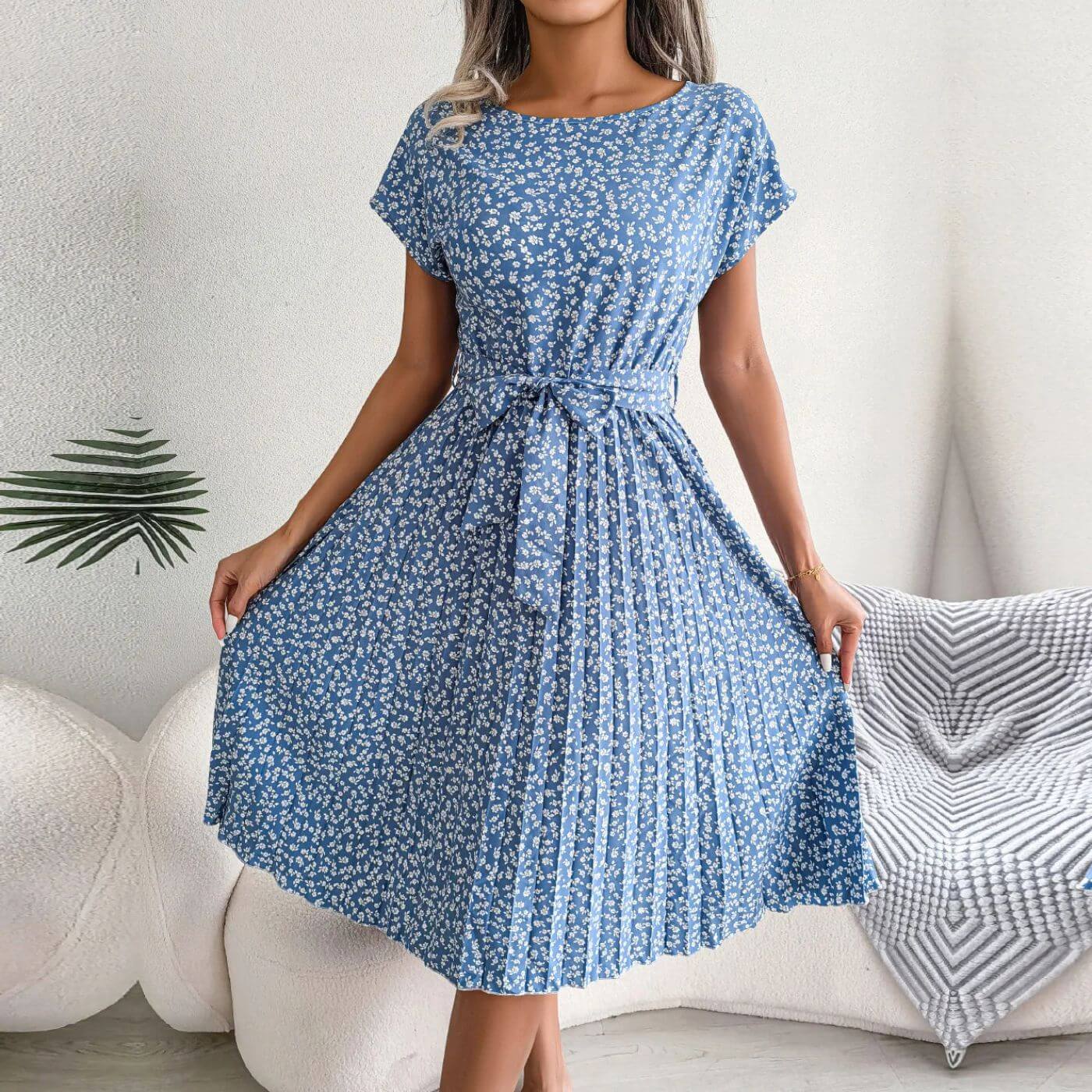 Jacinta | Womenâs Short Sleeve Midi Dress