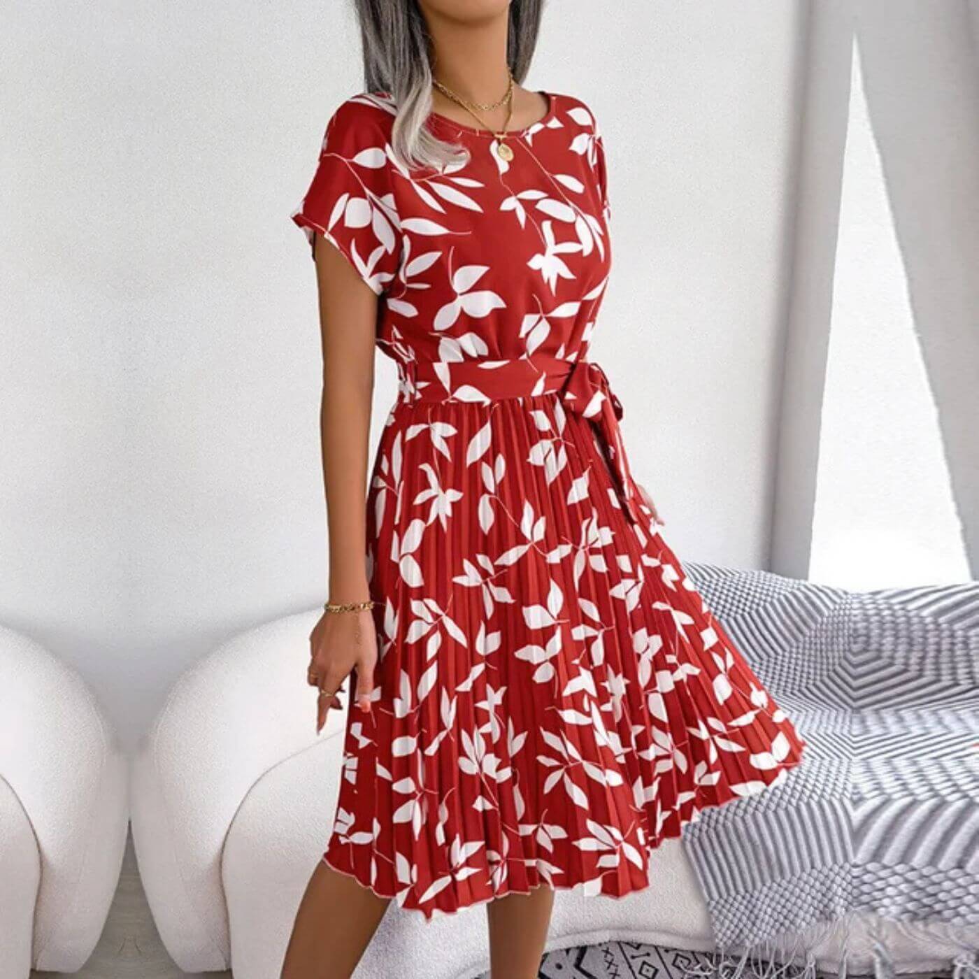 Jacinta | Women’s Short Sleeve Midi Dress