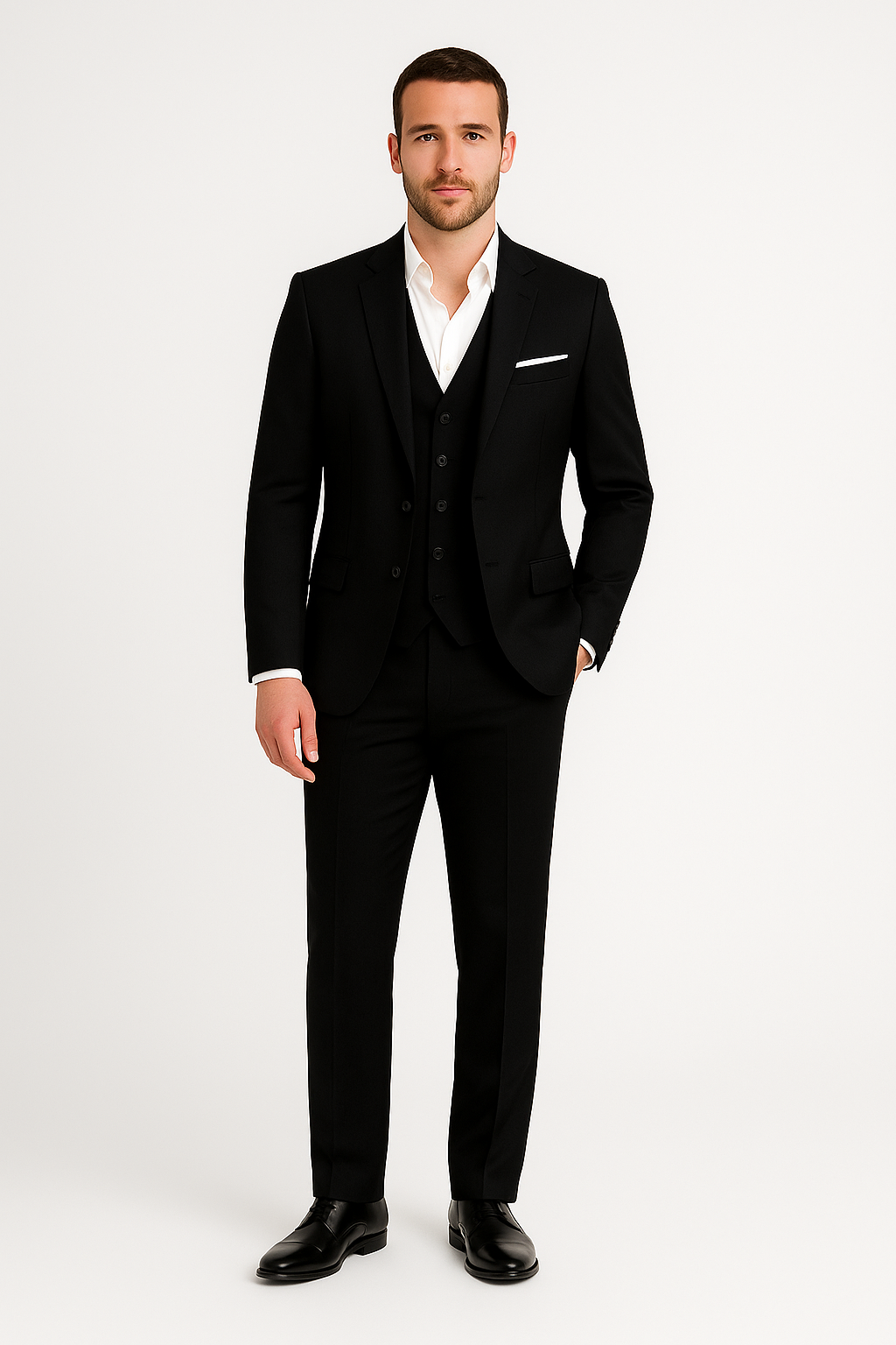 Benjamin | Men’s Waistcoat Formal Three-Piece Suit