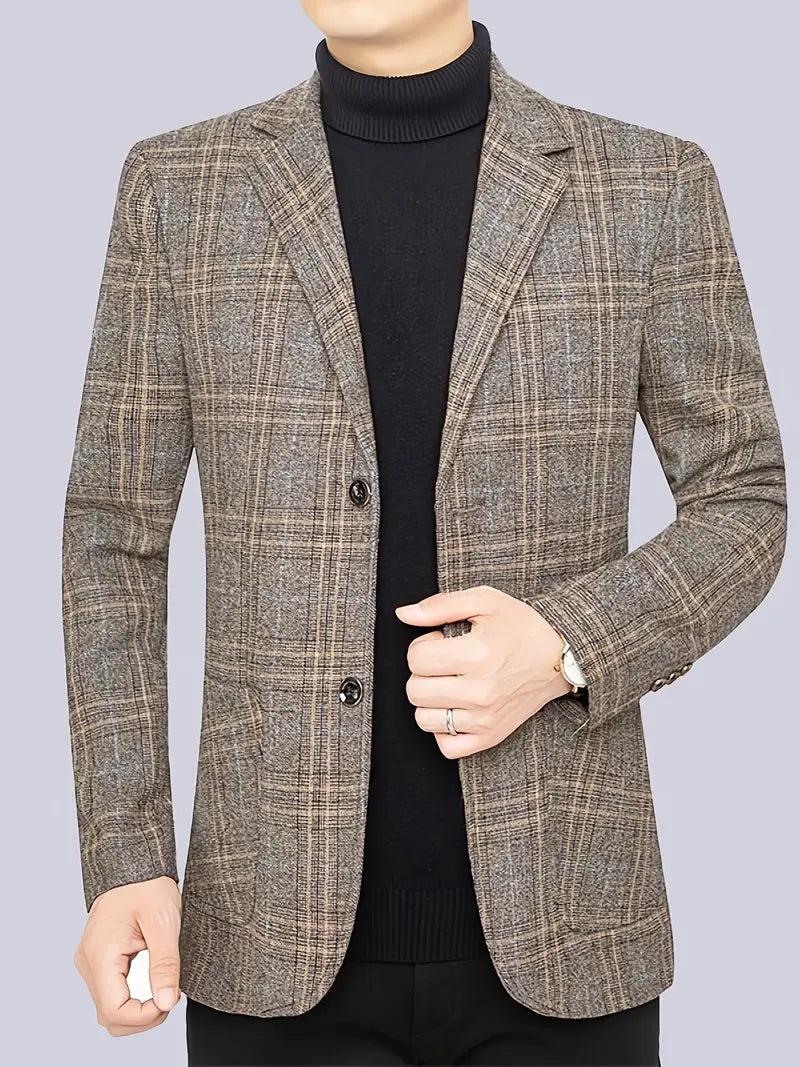 Arthur | Men’s Single-Breasted Check Blazer